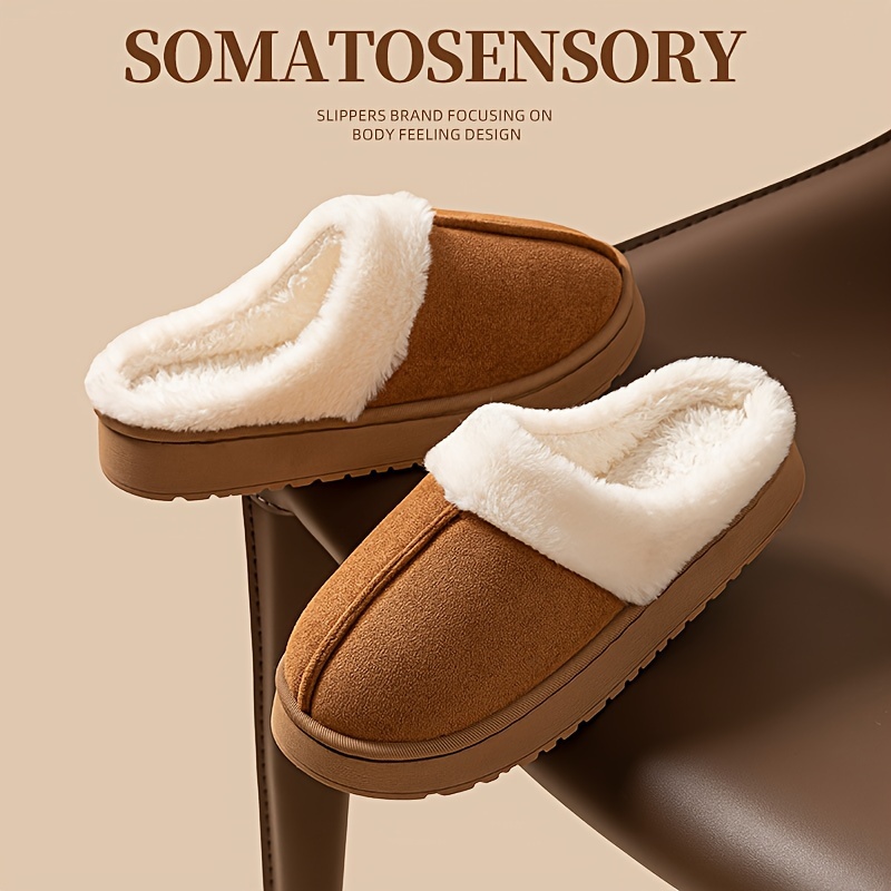 

Women's - Fluffy Cotton Slippers Indoor/outdoor Couple - Slippers