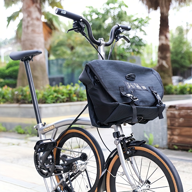 Folding Bike Front Rack Bag Nylon Ideal for Outdoor Leisure