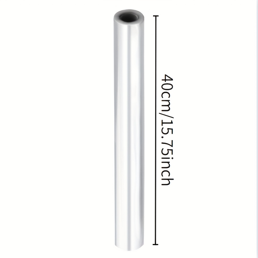 TEMU Un rouleau de papier d'emballage transparent en verre, sac transparent pour emballage de panier cadeau, parfait pour de fleurs et d'artisanat,