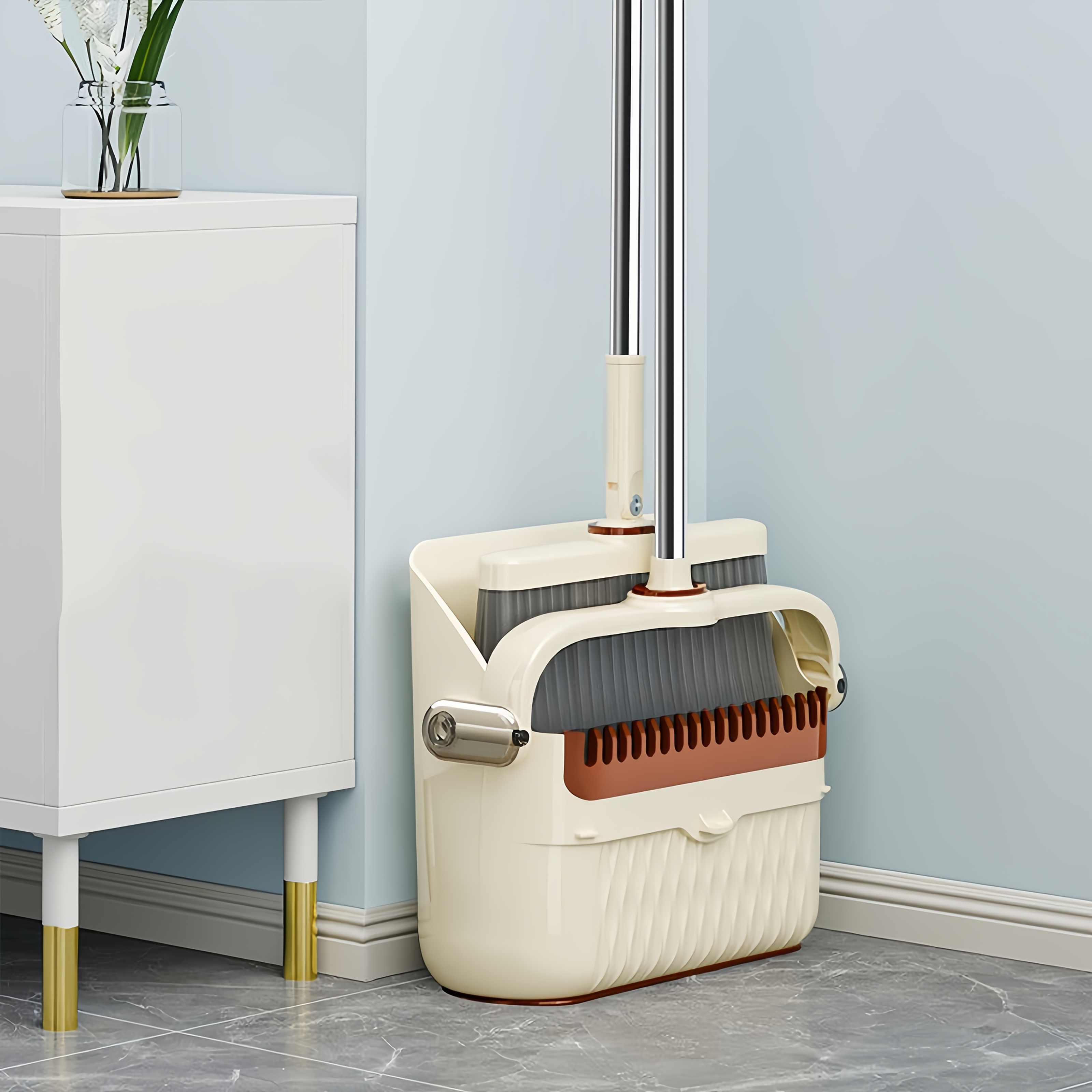 TEMU Set Multifunzionale e Copri - Design e Rinforzato, Pulizia Efficace in Aree con Animali Domestici, Cucine, Bagni e Soggiorni - Un Strumento di