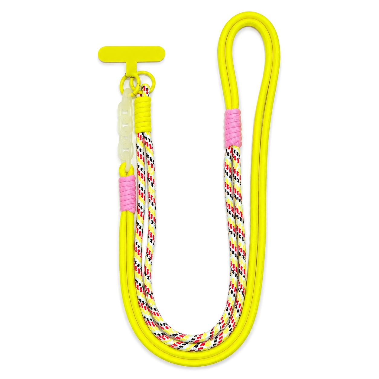 Image of 1pc Crossbody Phone Lanyard Anti-theft Strap, Durable Woven Neckband With Rotating Hook, Universal Phone Holder For Travel, Work, And Outdoor Activities, Anti-loss Shoulder Strap