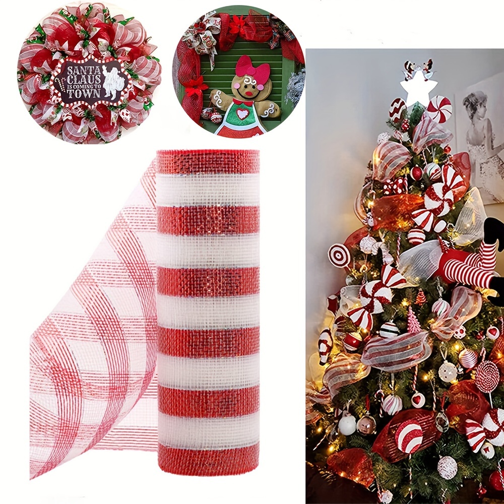 

Glitter Mesh Ribbon Roll - Christmas, Wedding Decorations & Gift Wrapping, Christmas Decor