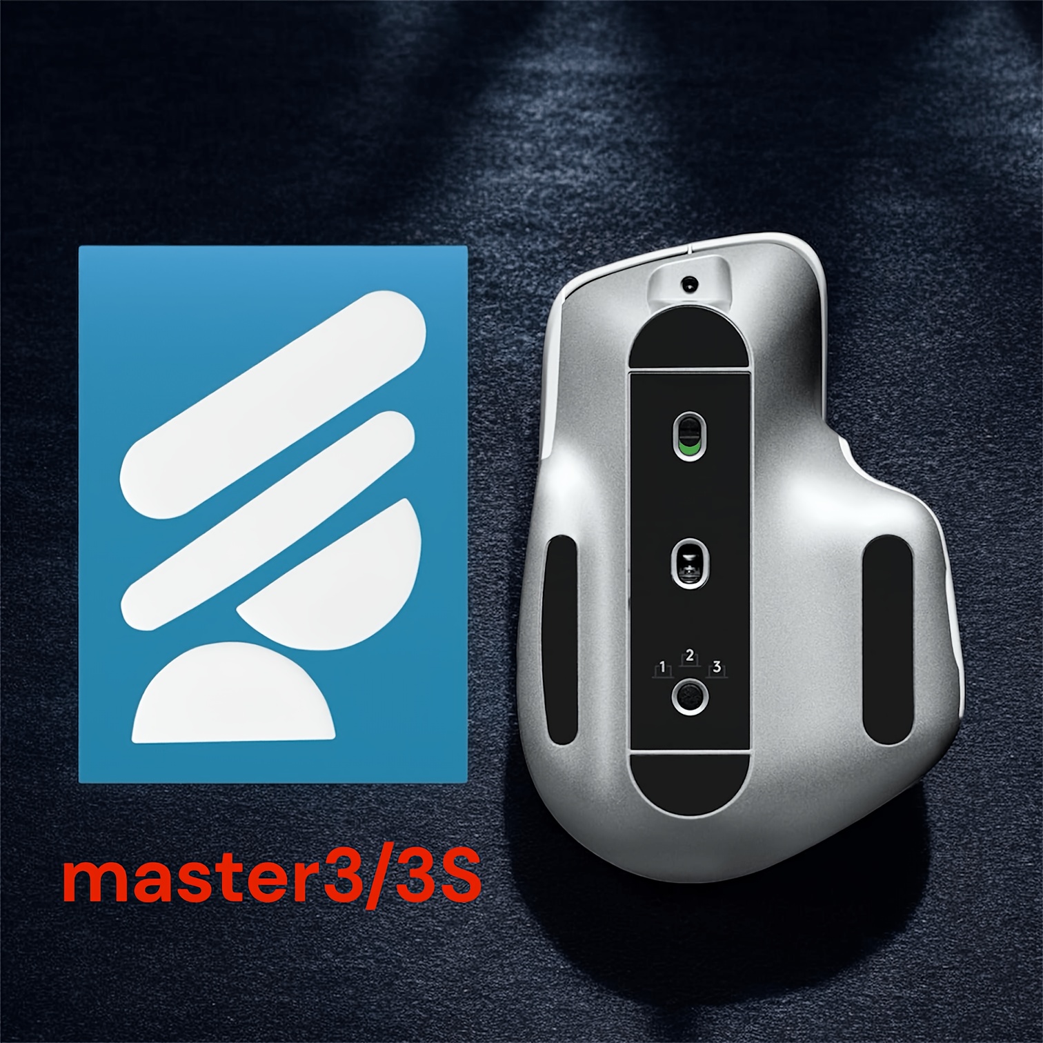 TEMU Ptfe Mouse Feet For Series: Compatible With /2s, Master 3/3s, And Mx Anywhere 1/2s, Anywhere 3/3s. Restores With High-durability Replacement