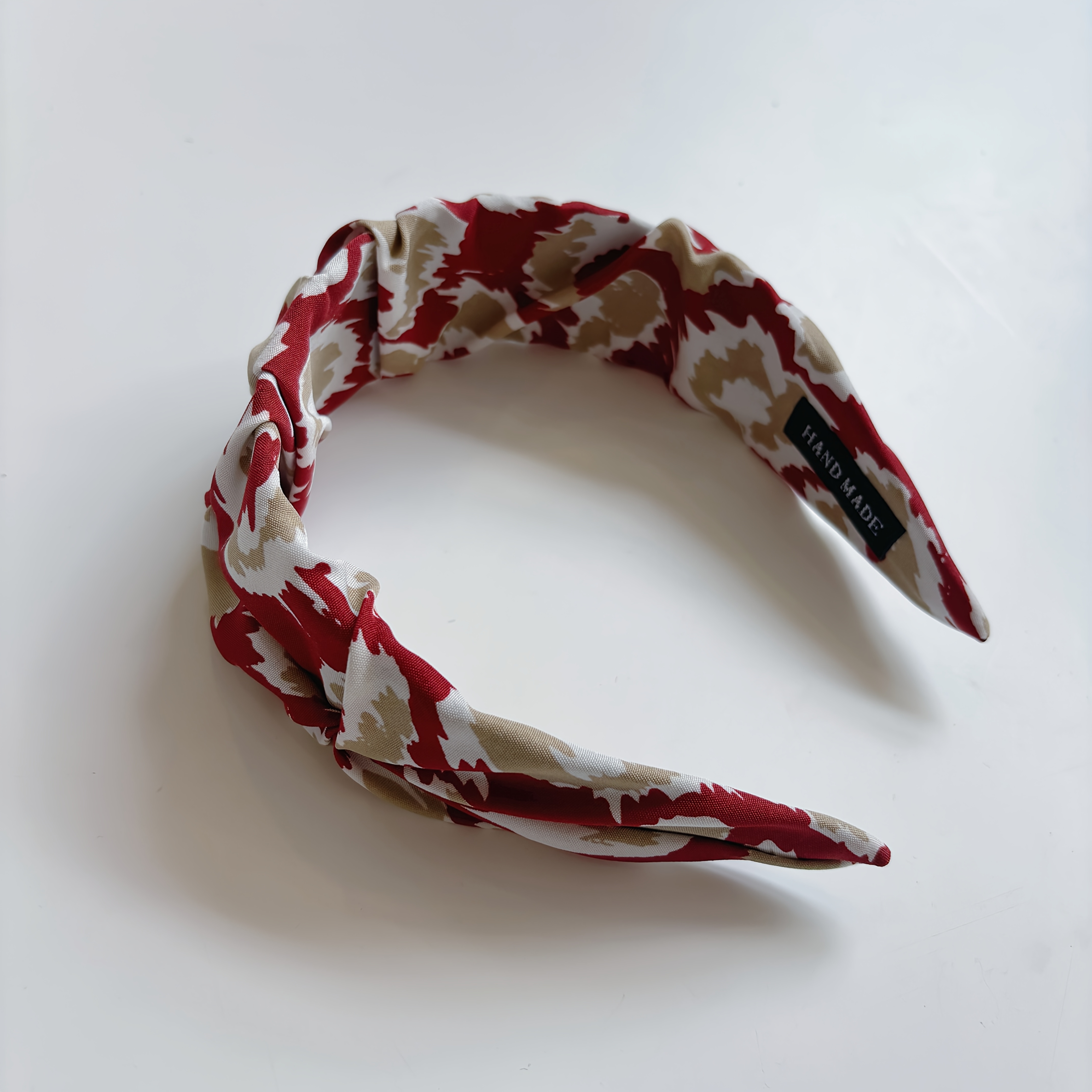 Damen Stirnband Winter - Geflochtenes Häkelstirnband Mit Schleife & Perlen In Leopard Oder Uni