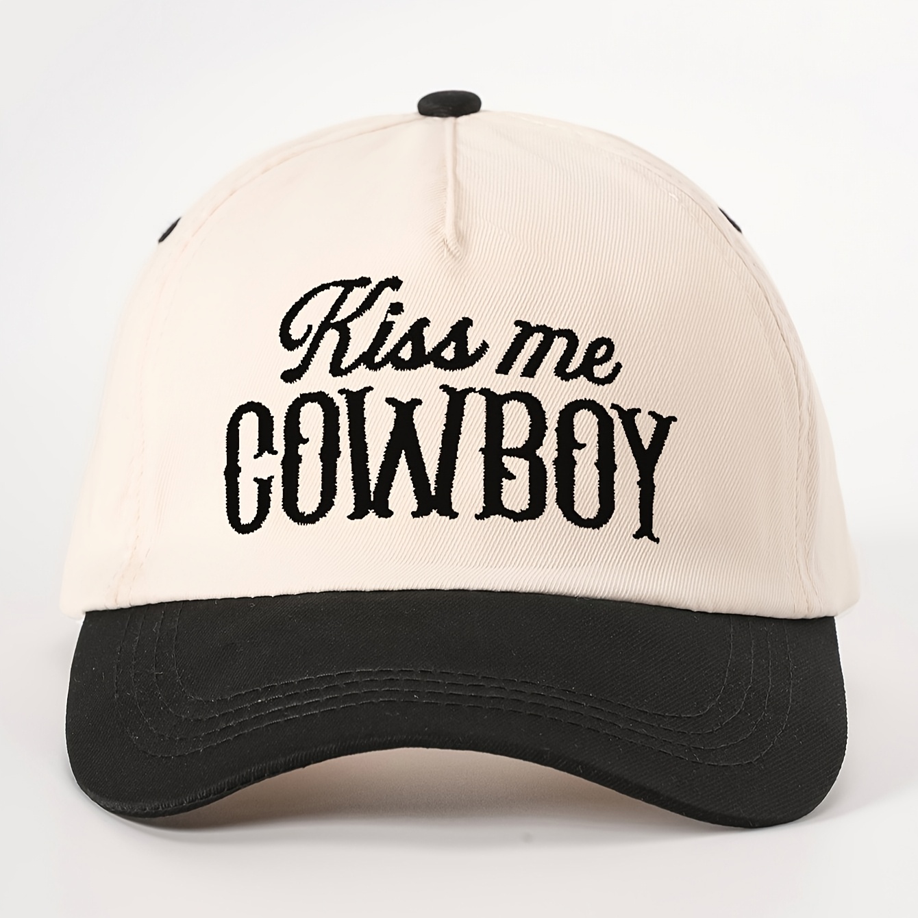 TEMU Embroidered Cowboy Multicolor Baseball Cap Unisex Trucker Hat Breathable Adjustable Golf Hat Women's Summer Fashion Curved Cap Men Women Same
