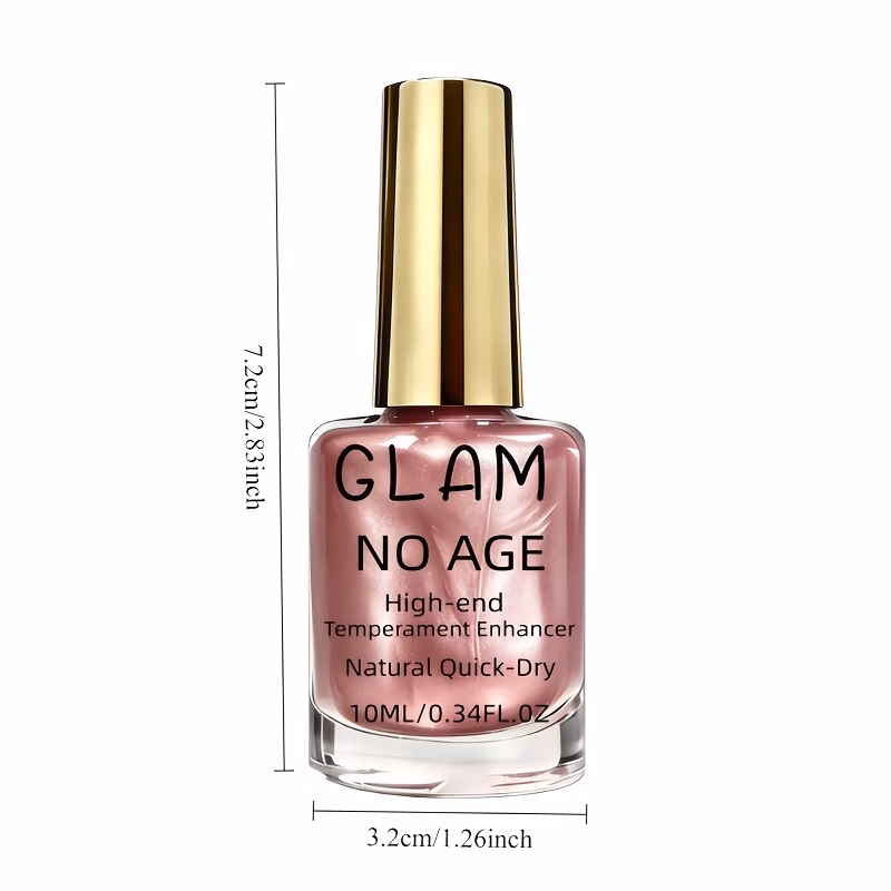 golden metallic mirror nail polish natural quick drying premium smooth texture long lasting high gloss effect easy to apply enhances cyberpunk style nails salon level manicure suitable for daily use Product details 3