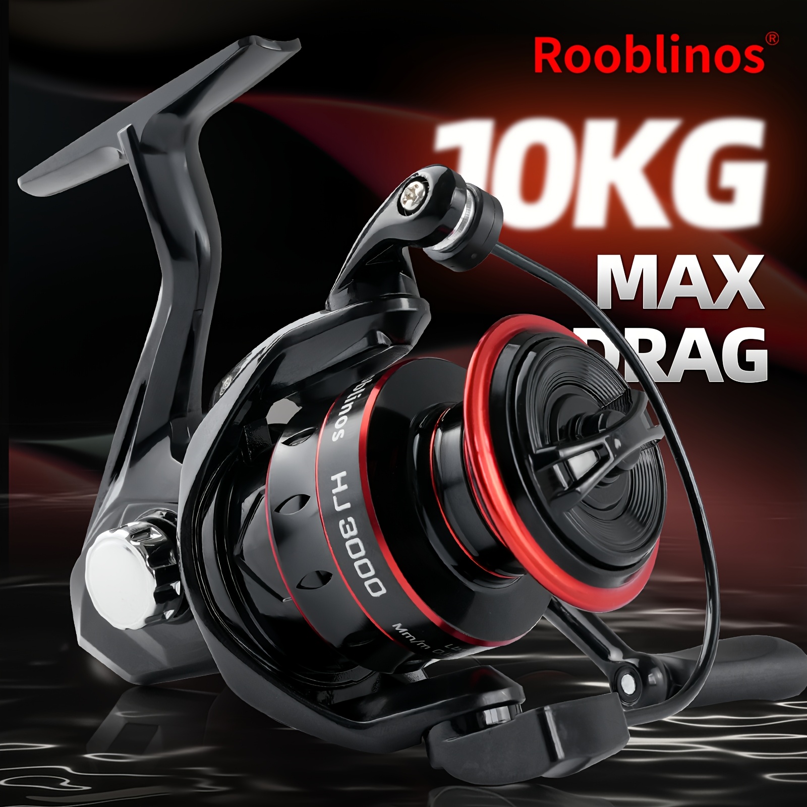 Image of Rooblinos Hj 1000-7000 Long Shot Boat Fishing Rock Fishing Anti-winding Special Fishing Reel Smooth Long Shot Wheel