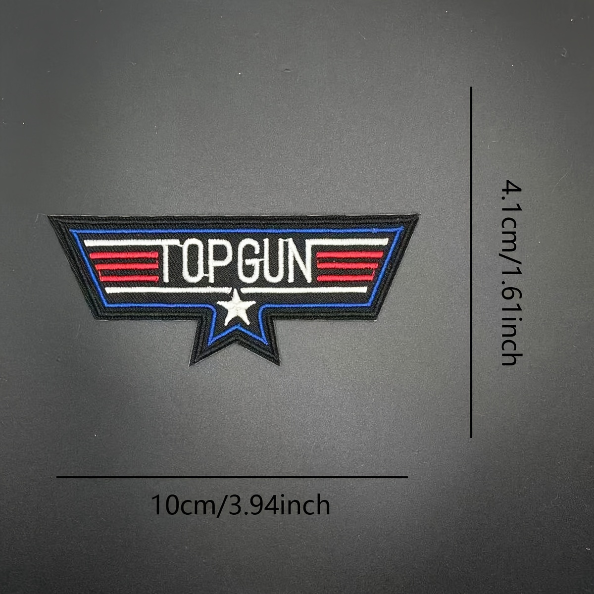 11 Patches Top Gun Brodés Thermocollants - Logo Air Force, Marine, Army - Pour Veste, Jean, Sac à Dos - Lavables - 9