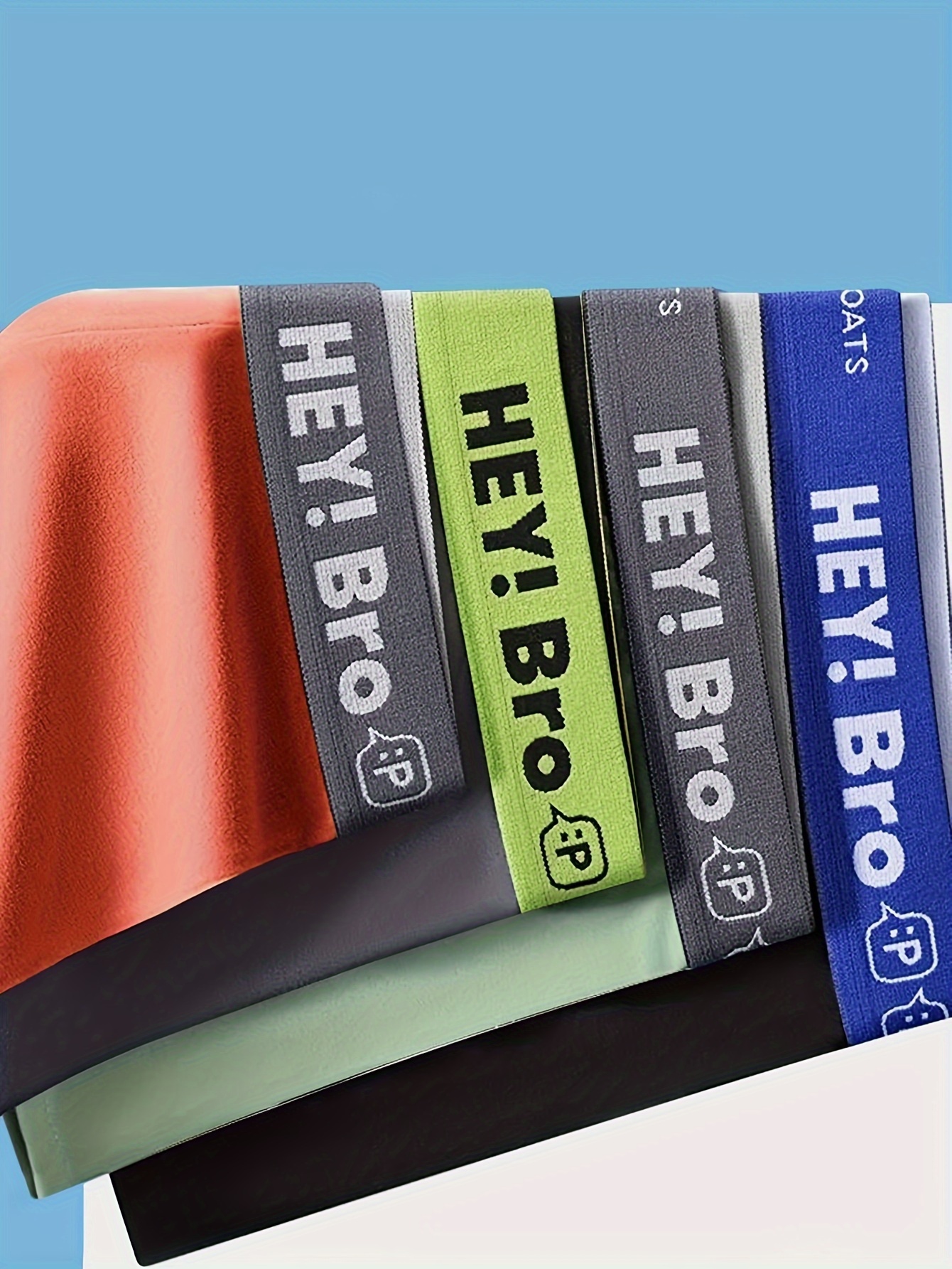 A Pair of Stylish Men'S Boxer Shorts in Random Colors, Available in Large Sizes.