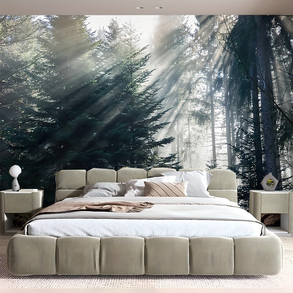 

1pc Forest Pattern Tapestry, Polyester Tapestry, Wall Hanging For Living Room Bedroom Office, Home Decor Room Decor Party Decor, With Free Installation Package