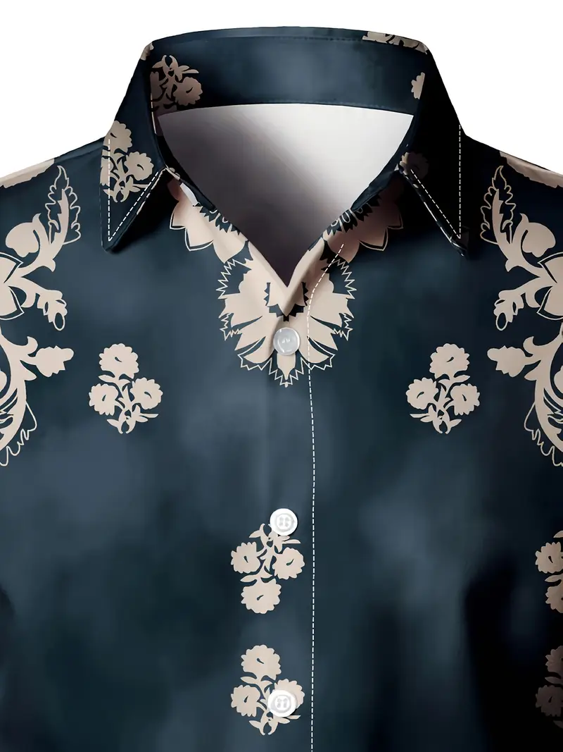 Camicia Anni '70 In Raso Colorata - Travestimento Carnevale E Festa In Maschera - Foto 10