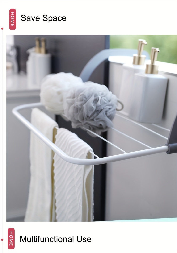 1pc windowsill drying rack metal clothes hanger for laundry room clothes hanger drying racks details 5