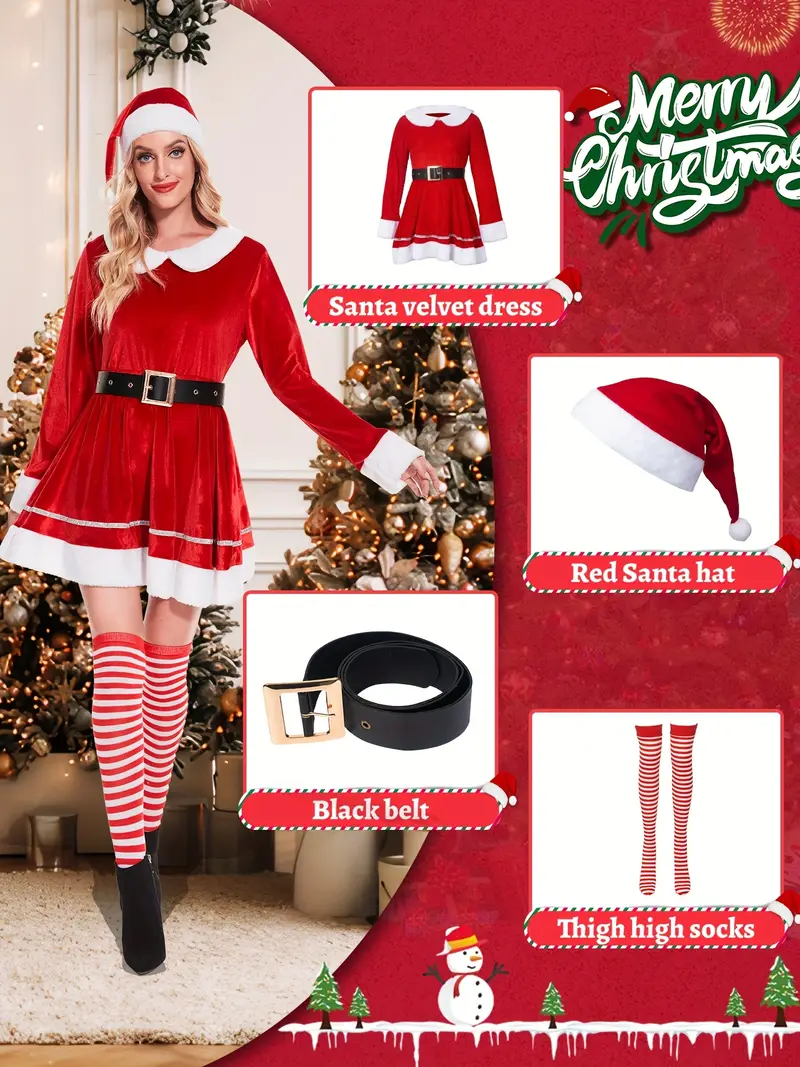 christmas outfits dress up Reindeer Baby Outfit Christmas Holiday Rudolph Brown Kawaii Babe Without Shawl