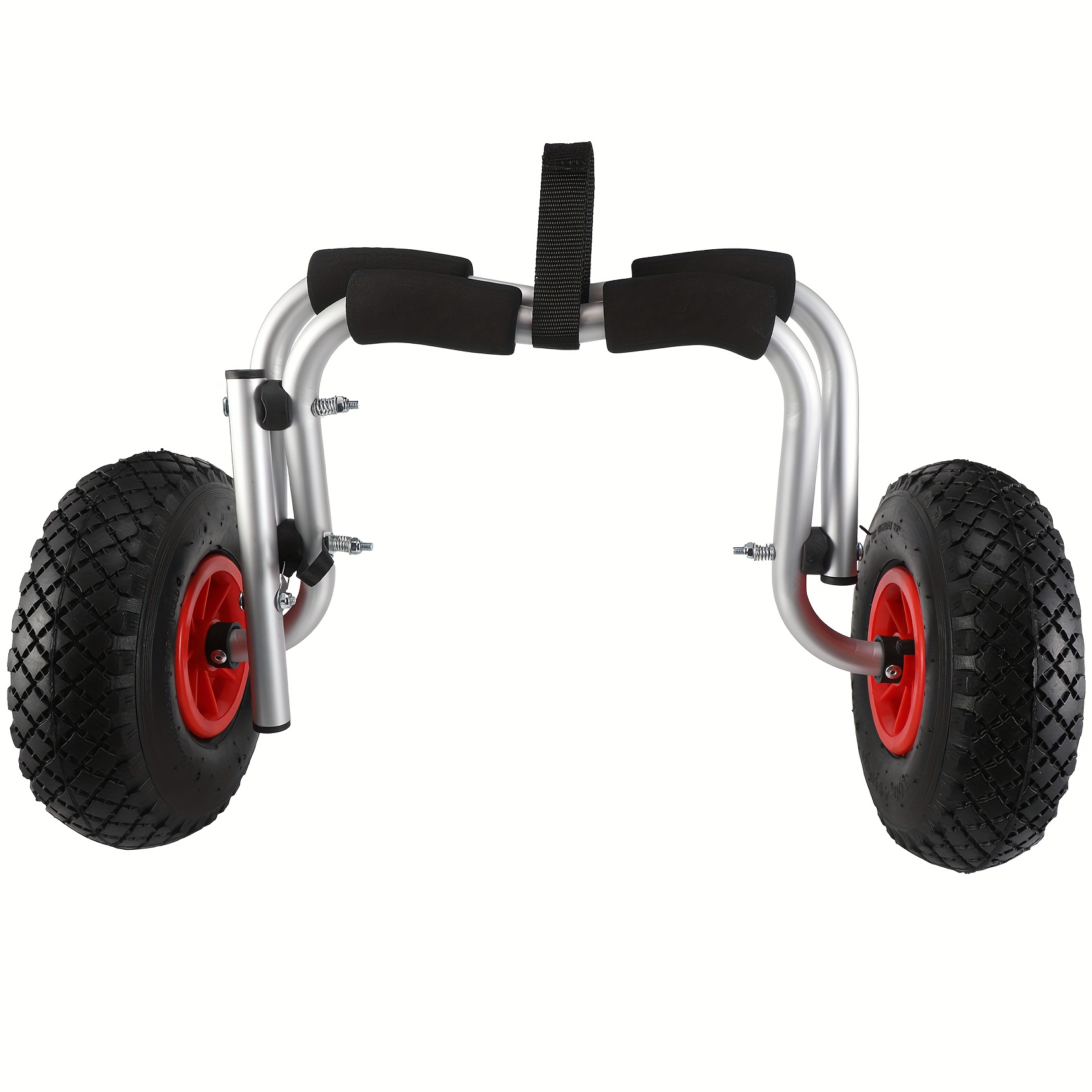 Image of Portable Lightweight Foldable Boat/kayak/canoe Transport Cart With Removable Wheeled Trailer Hand Truck.