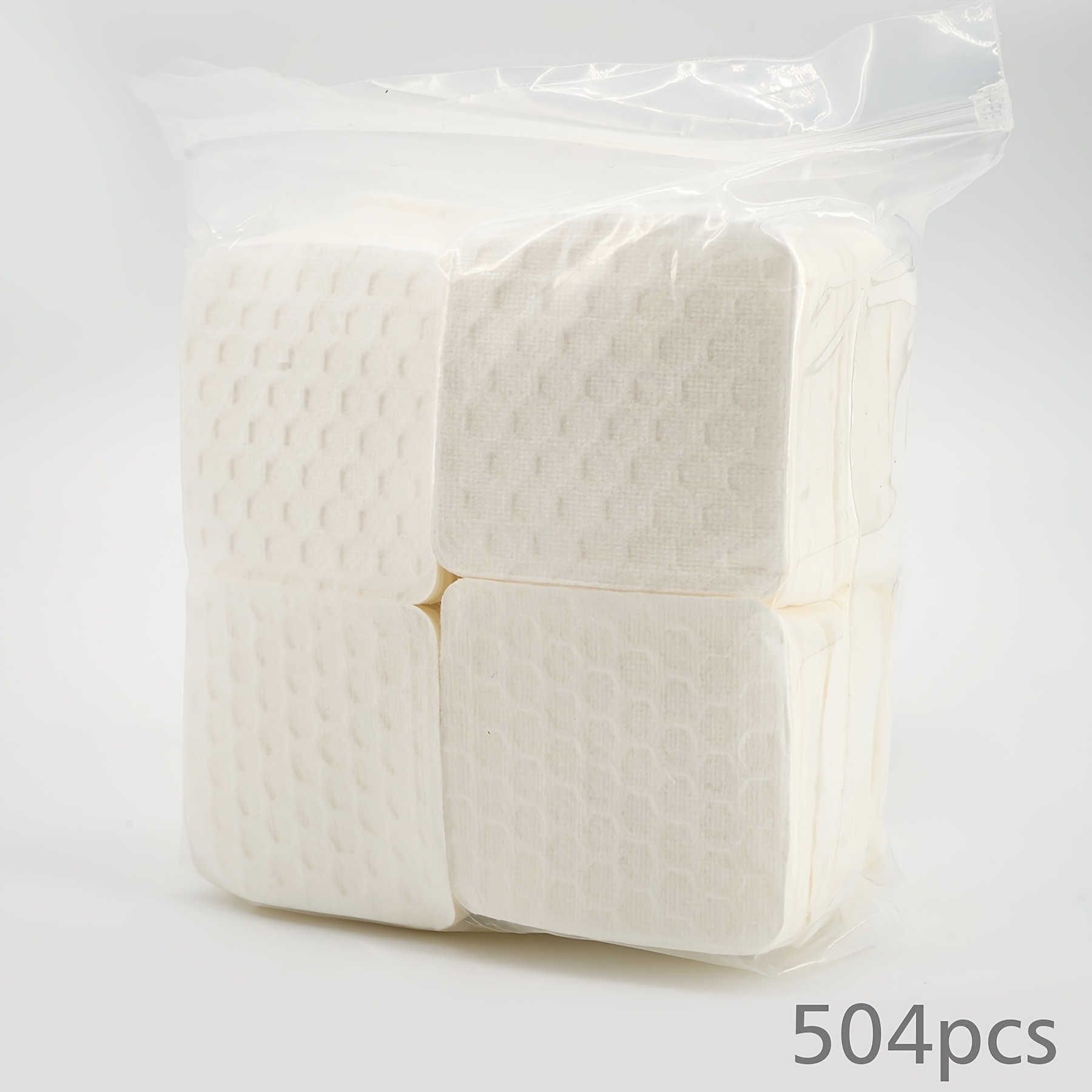 Image of 100-504pcs Disposable Nail Polish Remover Pads Manicurist Soak Wipe Cleaning Patches Multifunctional Soft Tool