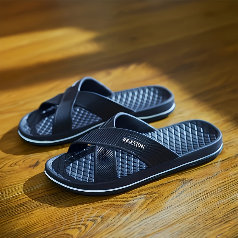 

Men's Slippers Casual Outdoor Sandals Non-slip Indoor Outdoor Quick Drying Comfortable Daily Slippers Light Beach Sandals