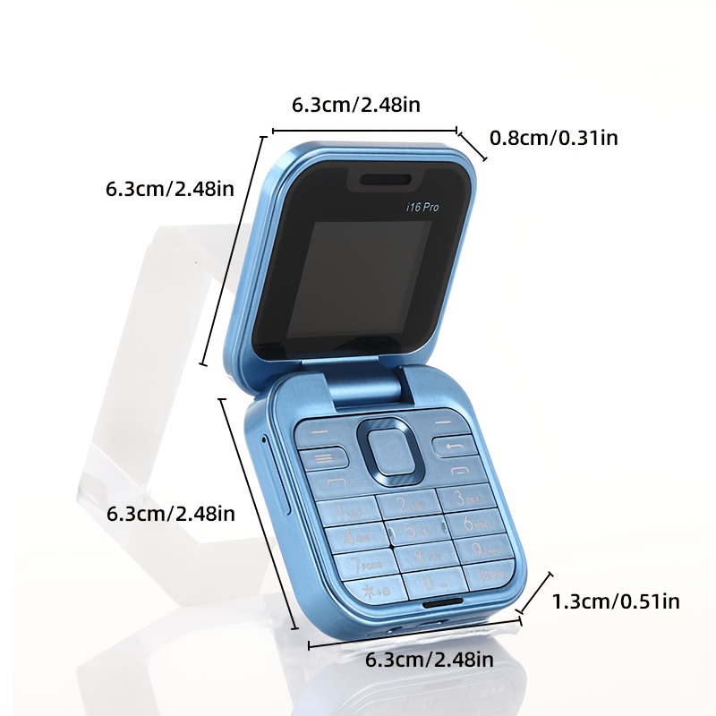 neues faltbares handy, dual-sim-dual-standby, unterstützt mehrere sprachen, taschenlampenfunktion, einfache praktische funktionen, stilvolles aussehen, faltbares design, kompakt  