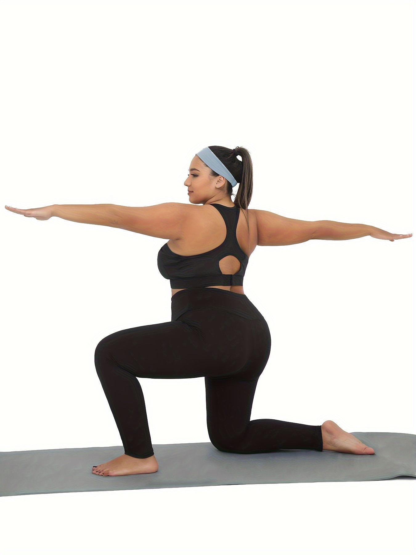 5 PCS Workout Sets for Women Athletic Exercise Gym Clothes Yoga