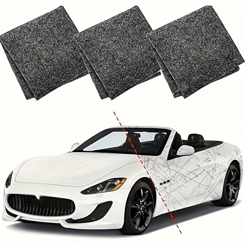 TEMU 3pcs Sparkle Cloth Car Remover – Repair Scratches, Paint Residues & Water Spots, Restores Shine For All Car Colors, Quick , Car Remover For Deep Scratches