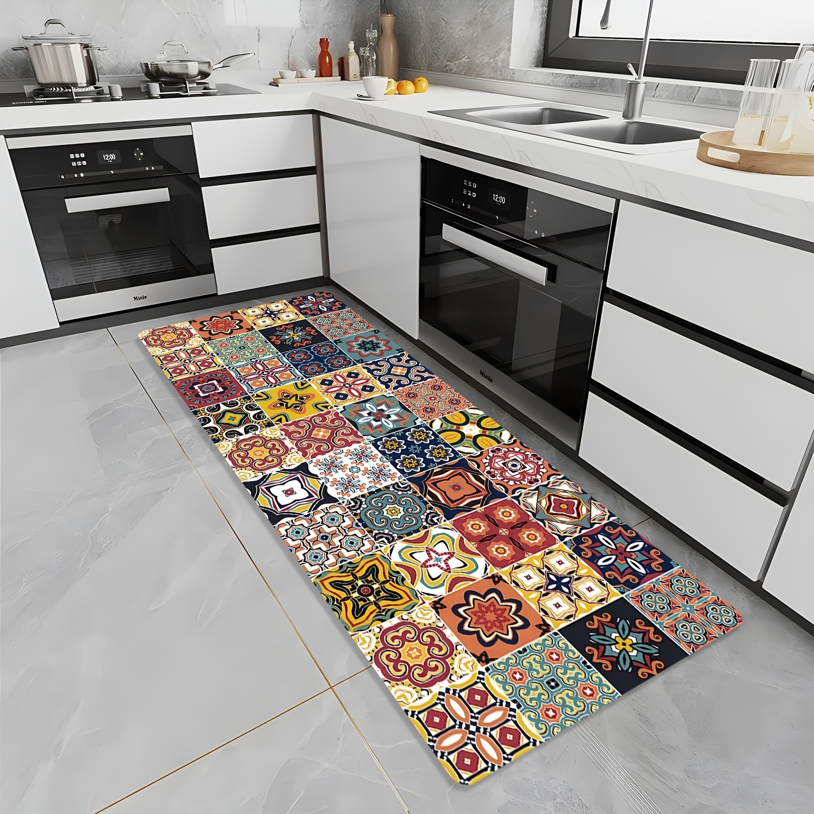 1pc, Diatomaceous Earth Material, Kitchen Mat, Rectangular Runner, Bathroom Anti-slip Pad, Door Mat, Laundry Room Carpet, Anti-slip Safety - Very Suitable For Bathroom, Kitchen