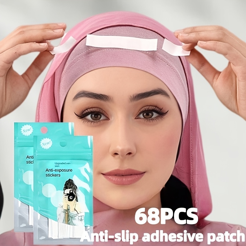 68pcs transparent lightweight safe double sided tape for womens gentle body   arab headscarf fixing tape for lingerie bra clothing adjustment and fashion lingerie accessory   design