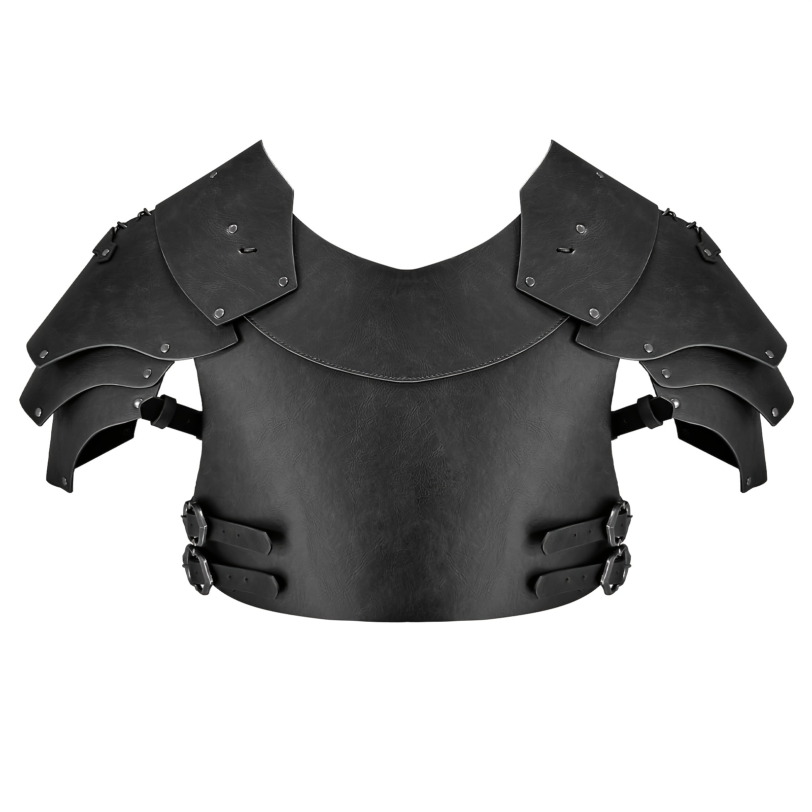 Adjustable Medieval Faux Leather Chest Armor for Cosplay