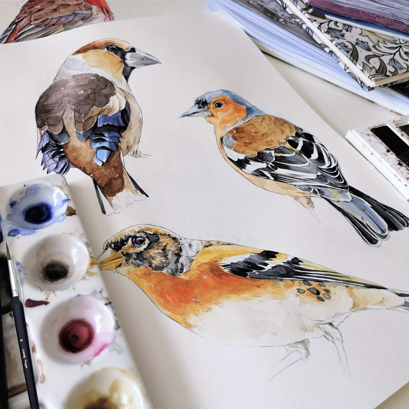 A3/A4/A5 Watercolor Paper Pad, 20 Sheets, 300gsm