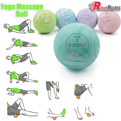 myofascial ball yoga fitness muscle relaxation shoulder neck massage ball healing myofascia natural rubber