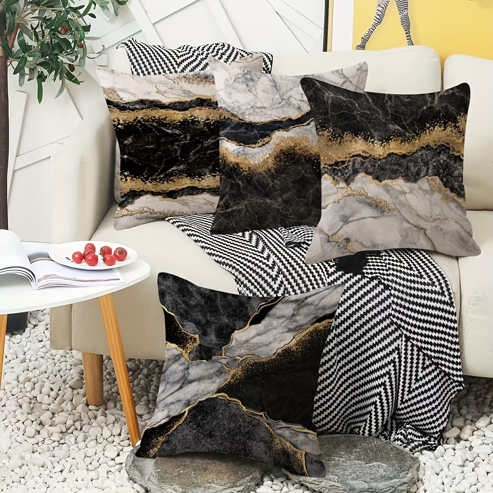 Sofa Black And White Pillows Amazon Cygnus 20x20 Pillow Covers Set