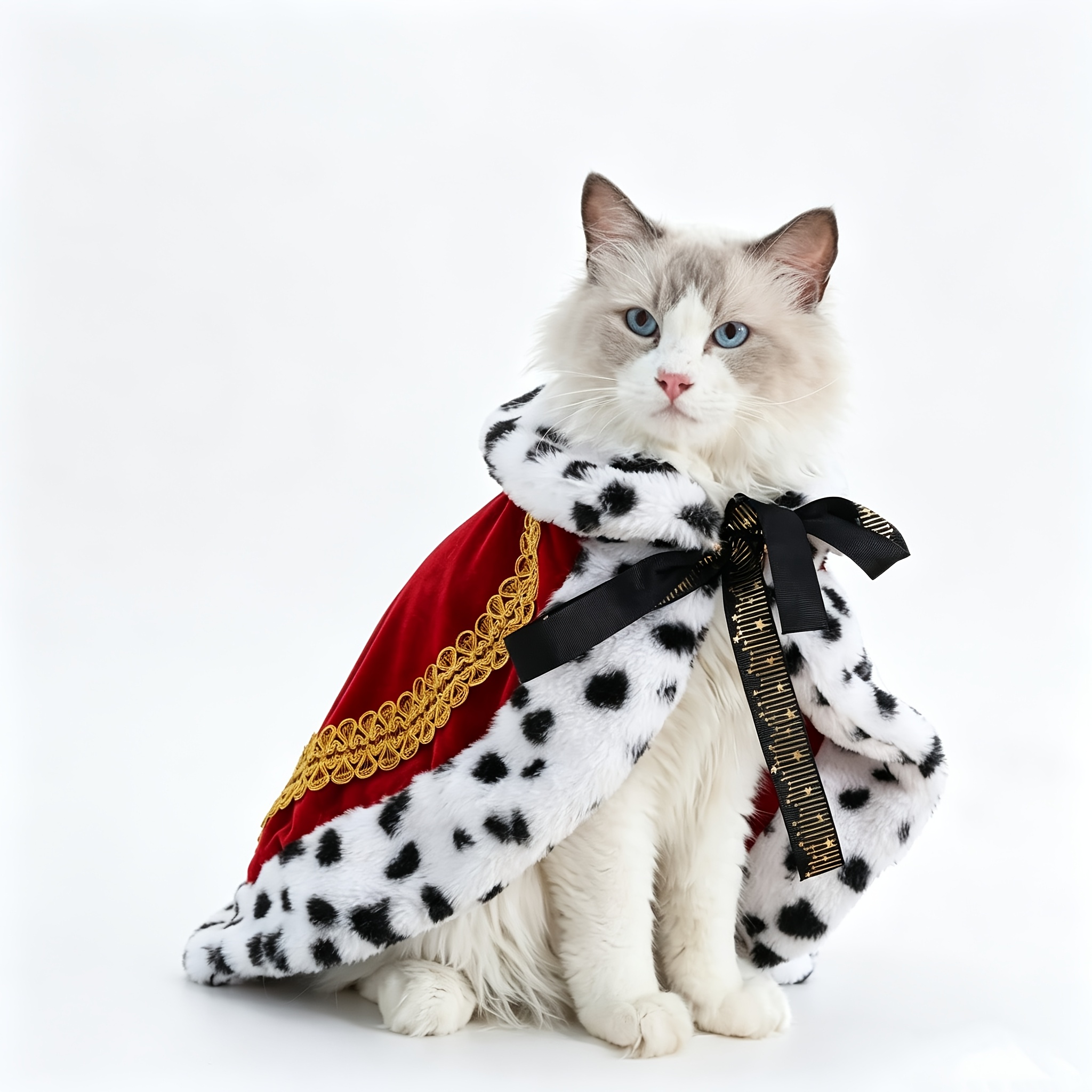 TEMU 1pc Pets Halloween Clothes Pet Cloak King Queen Family Puppy Cosplay Halloween Christmas Dogs Funny Costume