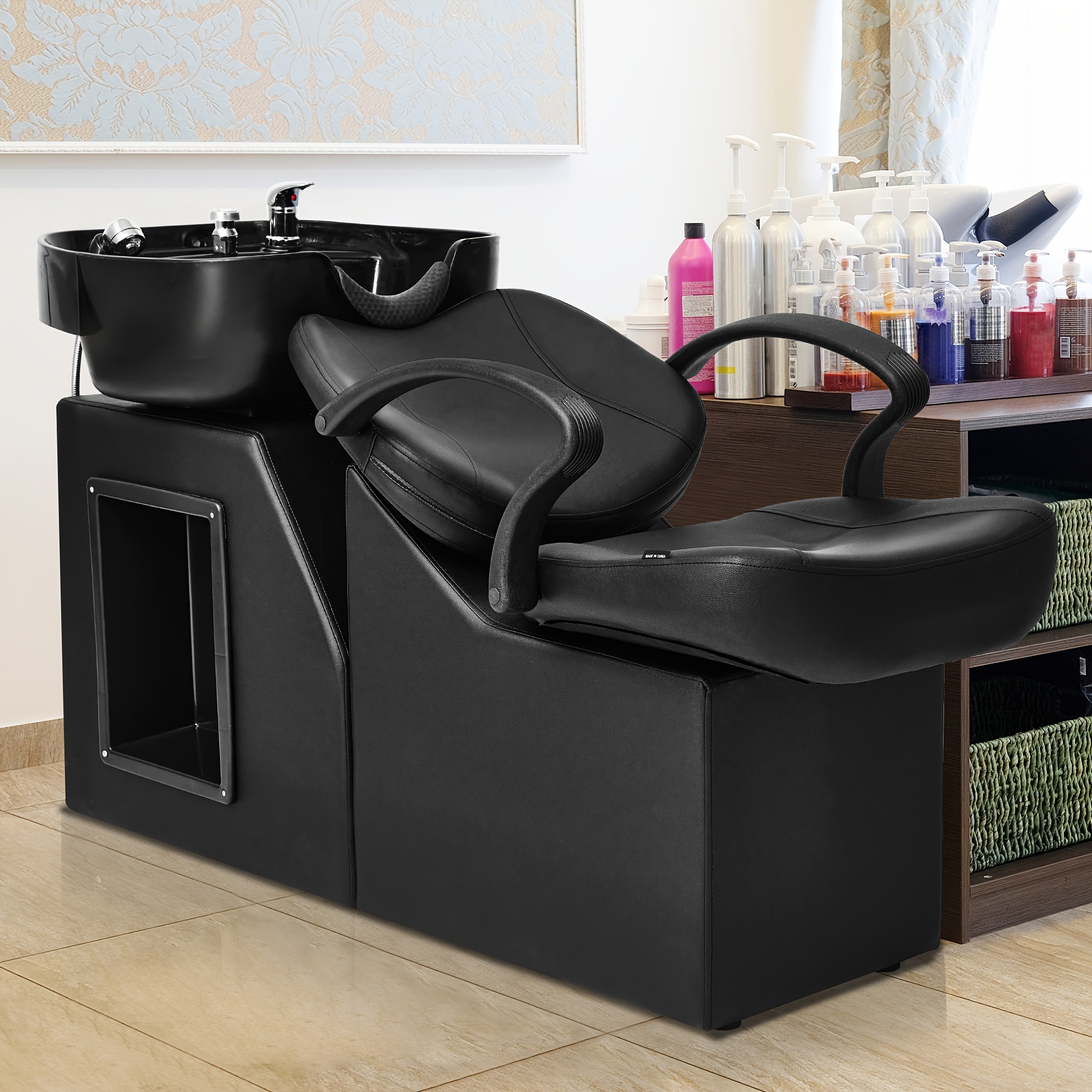 

New Barber Chair Abs Plastic Shampoo Bowl Sink Station Spa Salon Equipment For Valentines Gifts