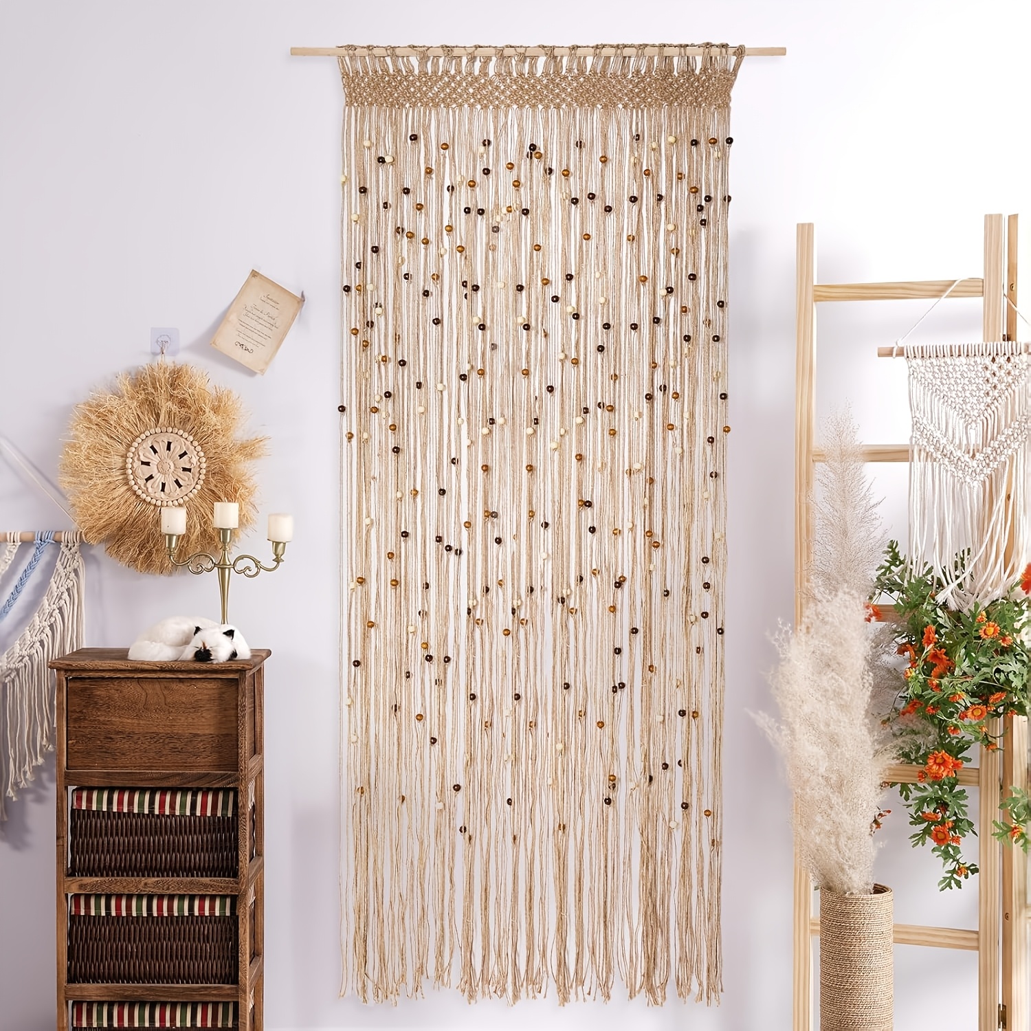 Doorway Curtain Privacy Door Beads YAOYUE YaoYue Beaded Curtain