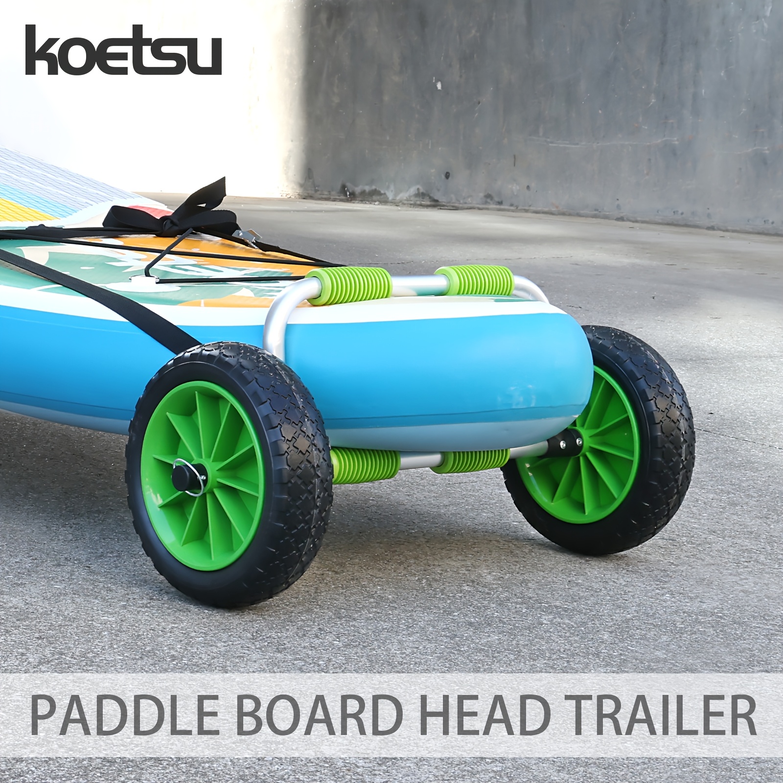 KOETSU SUP Board Trailer for Nose-Mounted Towing
