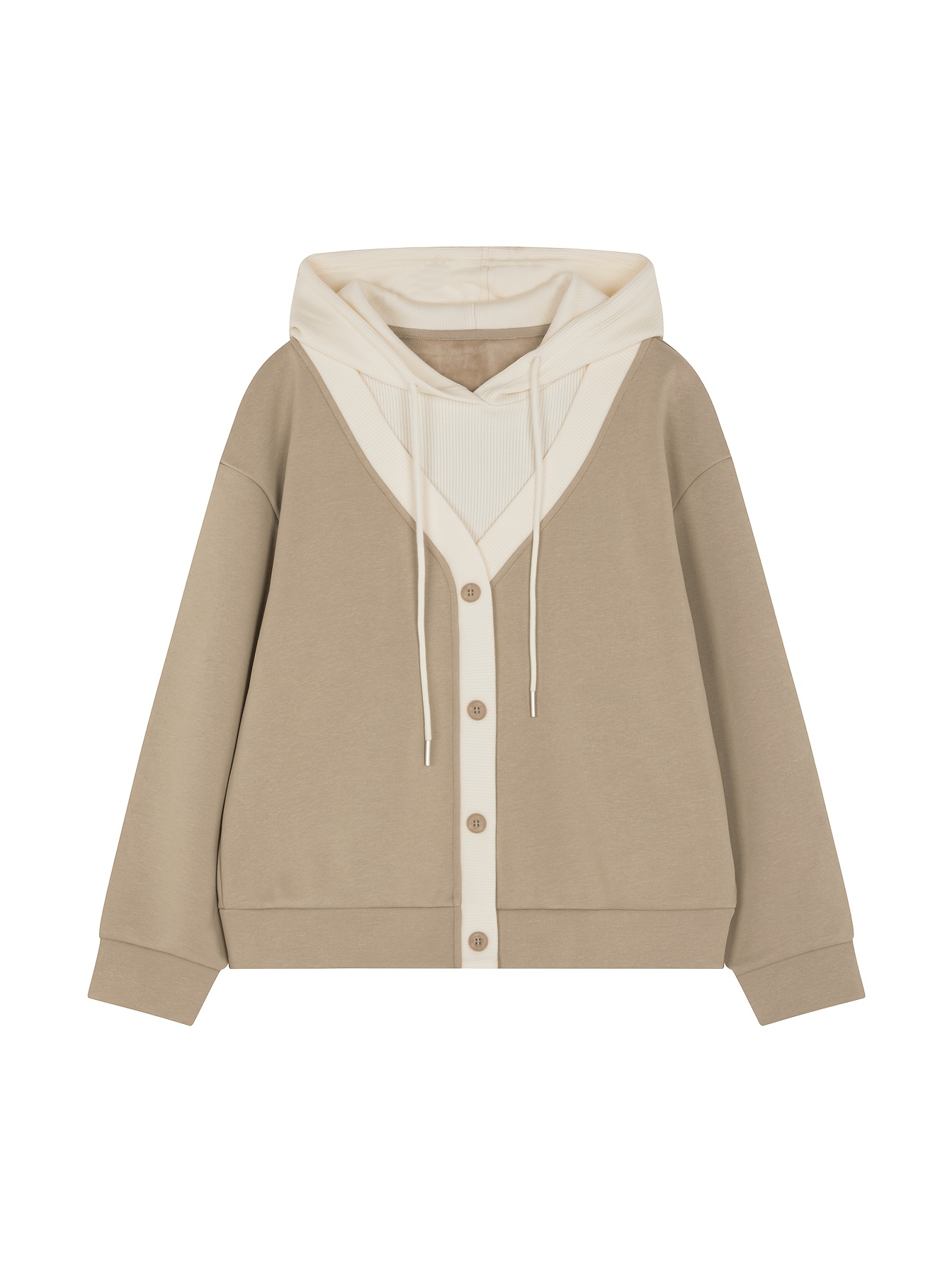 Generisch 2025 - Sweats à Capuche Graphiques Pour Femmes Pull Surdimensionné Hauts Décontractés à Manches Longues Sweat-shirt à Capuche Avec Cordon De Serrage Et Poches Pull Chaud Pour Femmes, Bleu