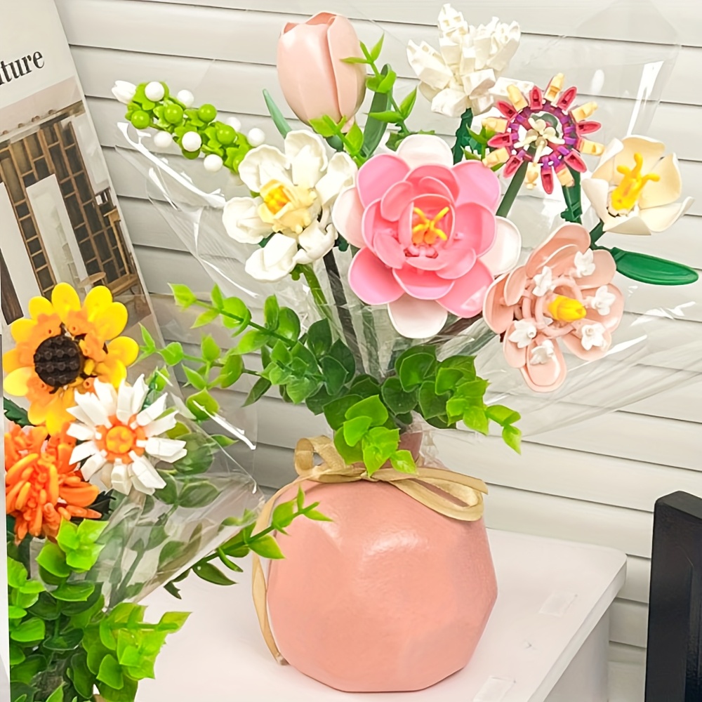 Eternal Flower Series Building Blocks Toy