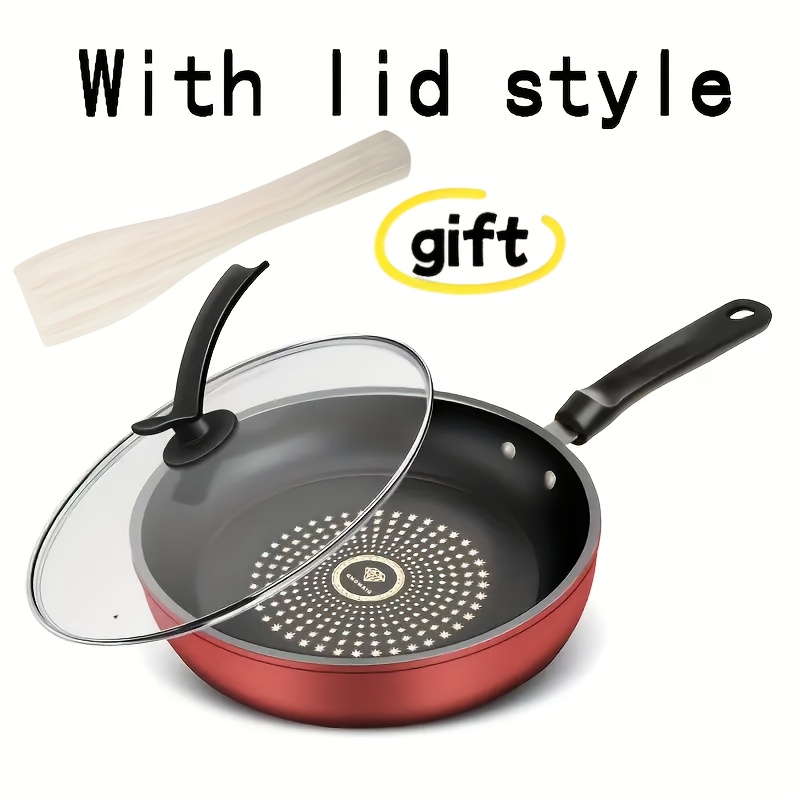 9.45inch With Lid Cast - Dishwasher, Smooth Induction Cooktop Compatible, Ideal For Frying Eggs, Steak, Pancakes - With Lid, Perfect For Gas & Stoves