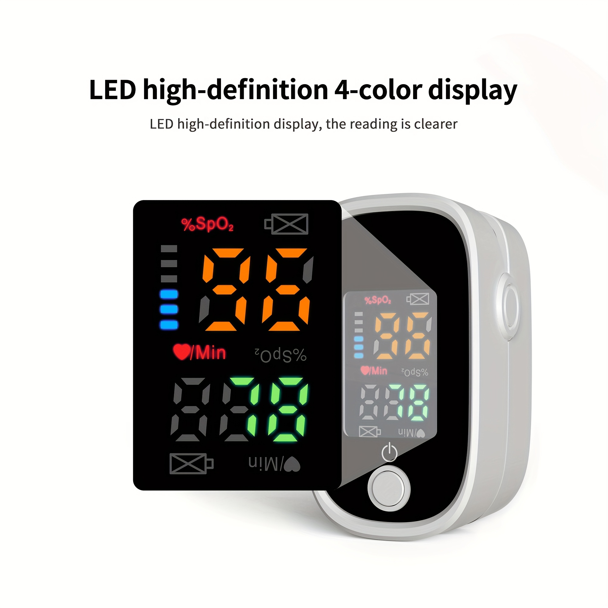 2pcs   kun automatic wrist   &   set - large lcd display, adjustable cuff, multi-user mode (99 readings per user), battery-powered, ideal for home use & fitness tracking, health monitoring,  , durable construction, without battery Product details 5