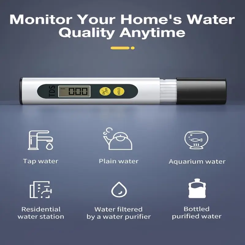 high digital ph meter 0 01ph tester with lcd display for hydroponics home drinking water pools and aquariums battery powered water testers for drinking water Product details 3