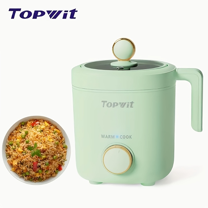 

Topwit Rice Cooker Small, 2-cups , 1.2l Mini Rice Cooker With Coating, Bpa Free, Portable Rice Maker With & Warm .