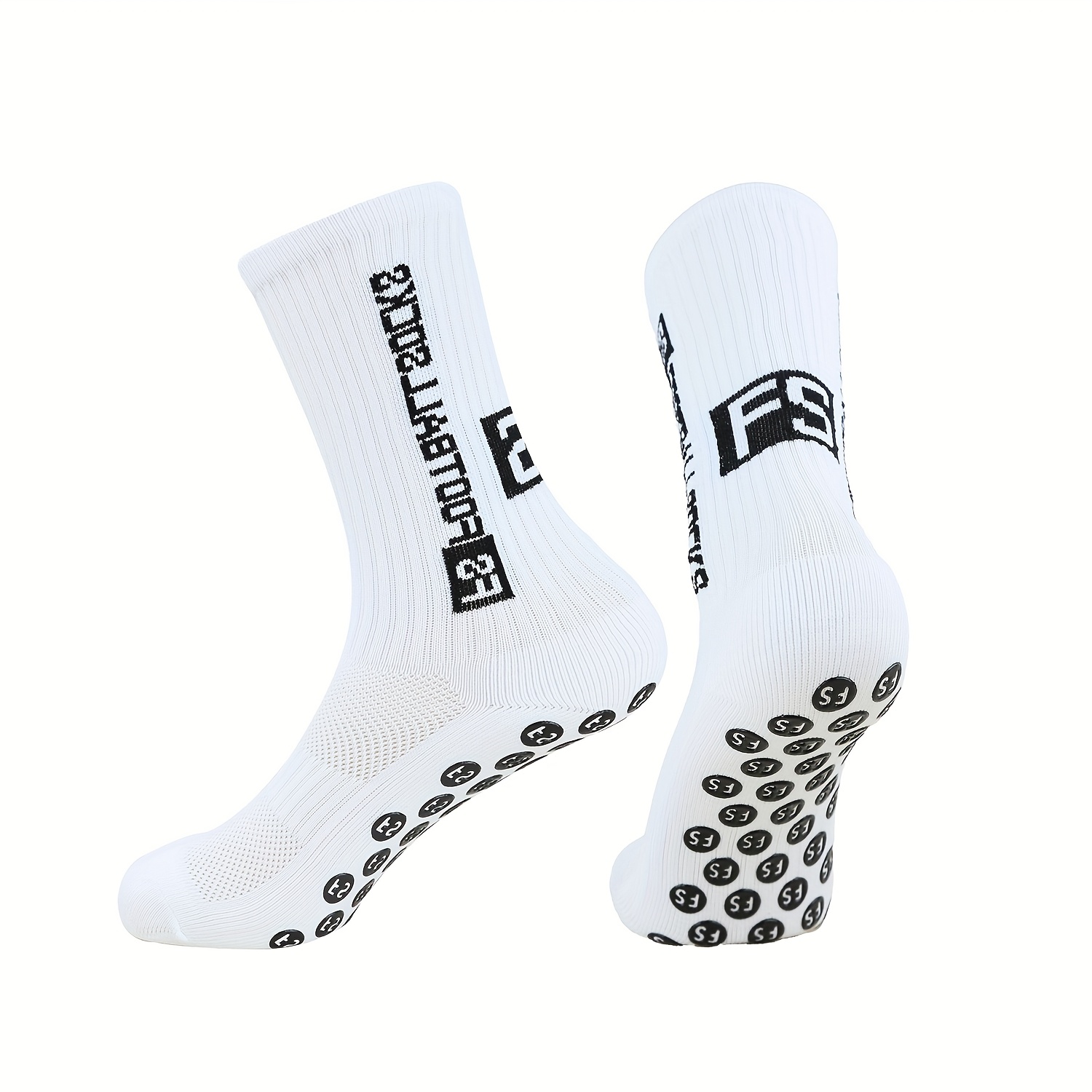 1/5/10/20pairs Men Women Sports Socks Rubber Grip Socks Football Towel Bottom Shockproof Breathable Socks Soccer Basketball Skateboard Exercise Athletic Socks