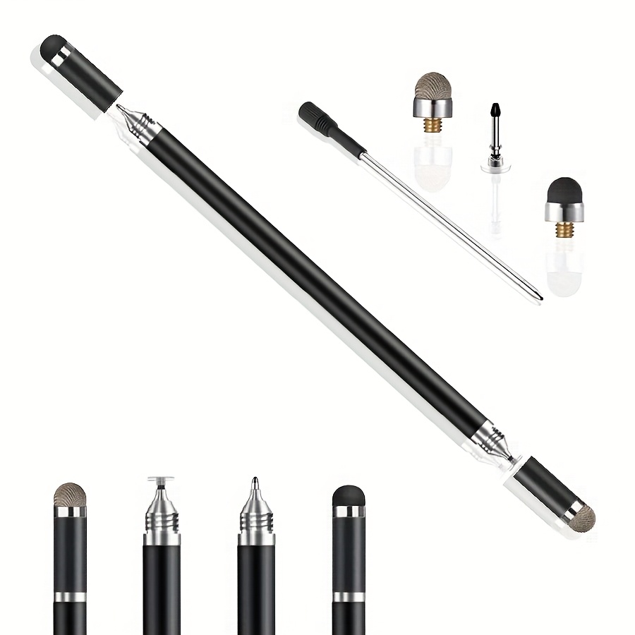 Image of Universal Stylus (1pc), A 4-in-1 Disc Stylus For Touch Screens, Featuring And Sensitivity, Compatible With Iphone, Ipad, Tablets, And Laptops.