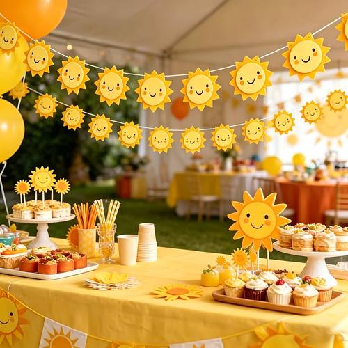 10pcs 118in bohemian banner hanging ornament felt material cute beaded banner first trip around the sun bohemian aesthetics indoor and outdoor decoration birthday party double layer design reusable
