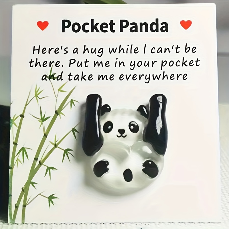 

1/2pcs Pocket Hug , Little Pocket Hug Token With Poem Card For Isolation Gift, , , For