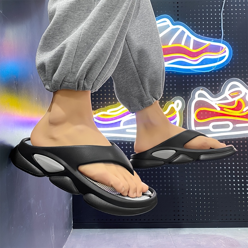 mens summer breathable cut out slide sandals     cover upper fabric inner sole round toe   home casual wear breathable sandals minimalist slippers synthetic cover sandal Product details 16