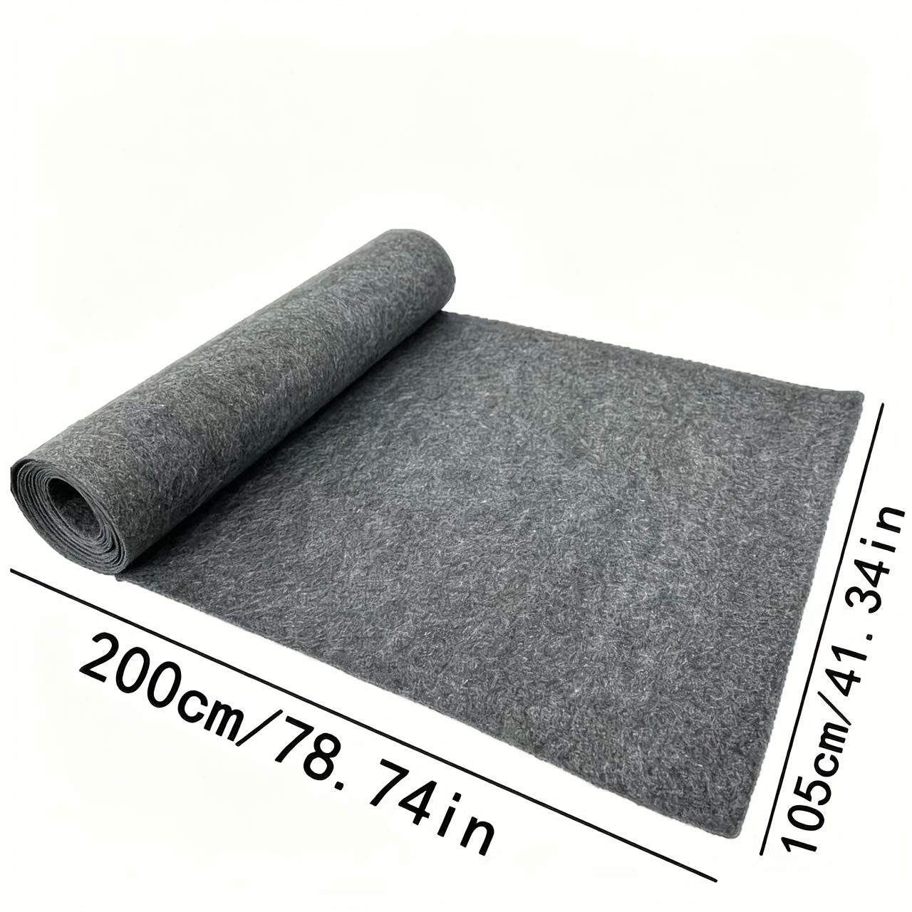 TEMU Tapis de coffre de voiture, découpable, adapté aux coffres de voiture, tapis de coffre de camion, tapis de fourgonnette, taille découpable,