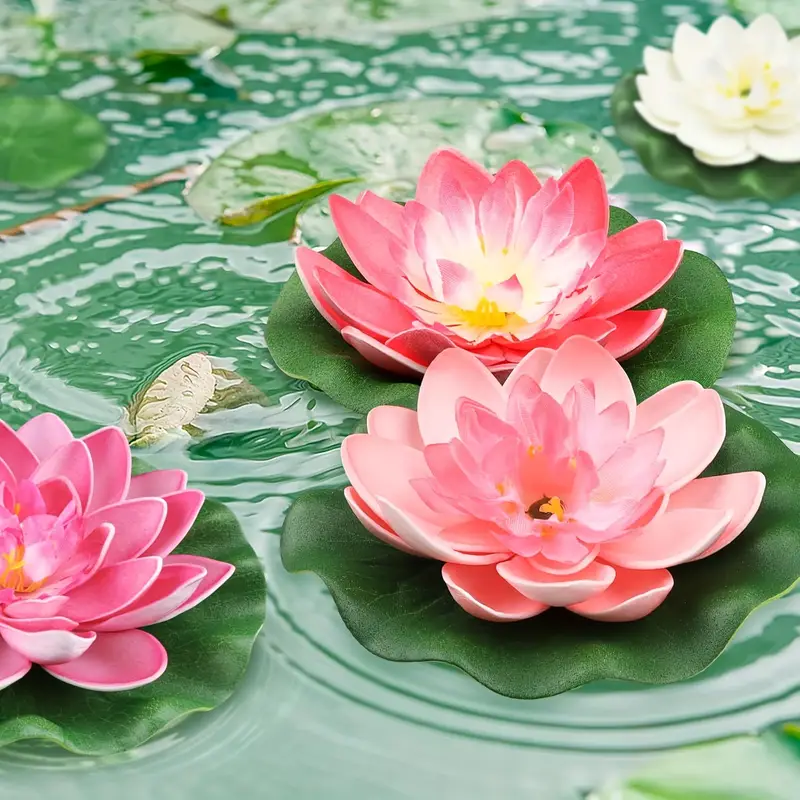 9 stück künstlicher schaumstoff schwebende blumen
