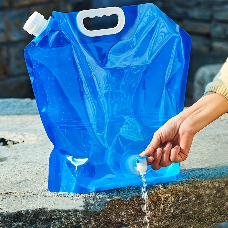 

5l/10l Portable Foldable Water Container, Perfect For Outdoor Camping, Picnic, Bbq, Hiking & Riding!