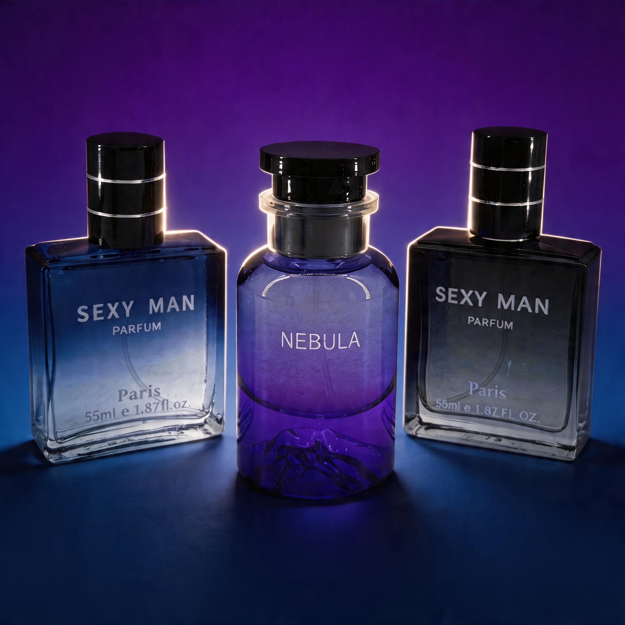 3/2-pcs Men's/unisex Perfume Combo | & Citrus Scent (50-55ml Each) | Long Lasting, Valentine's Gift
