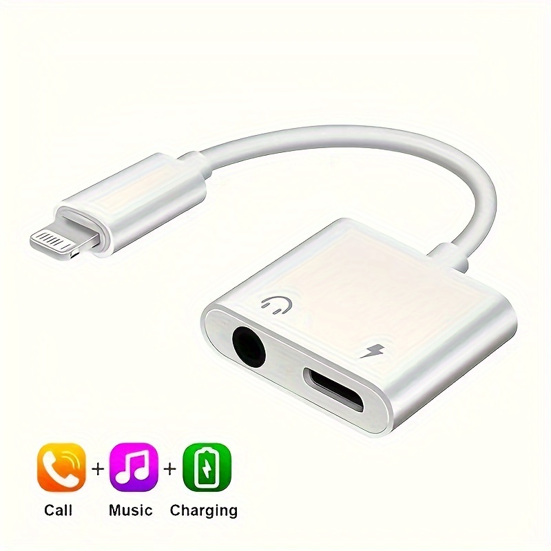 Audio Adapter Iphone 11 Charging And Headphone Adapter IPhone Dual