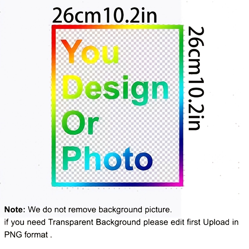 TEMU 5/10/20pcs Per Set, Customizable Heat Transfer Stickers. Supports Personal Designs Or Photos. Diy Heat Transfer Stickers, Suitable For T-shirts,